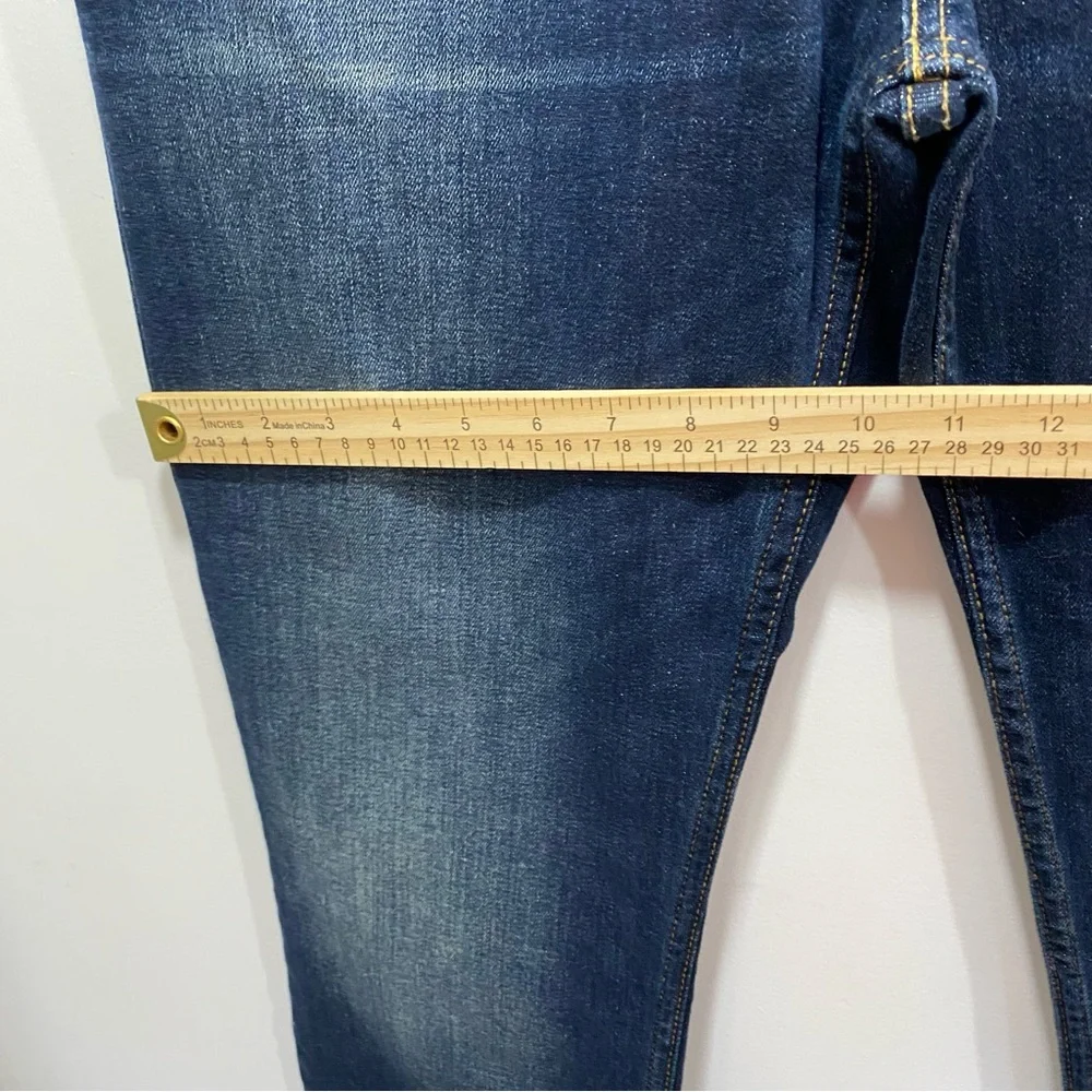 Levis 511 Denim Jeans Mens 36X32‎ Blue Dark Wash Relaxed Straight Leg Comfort
